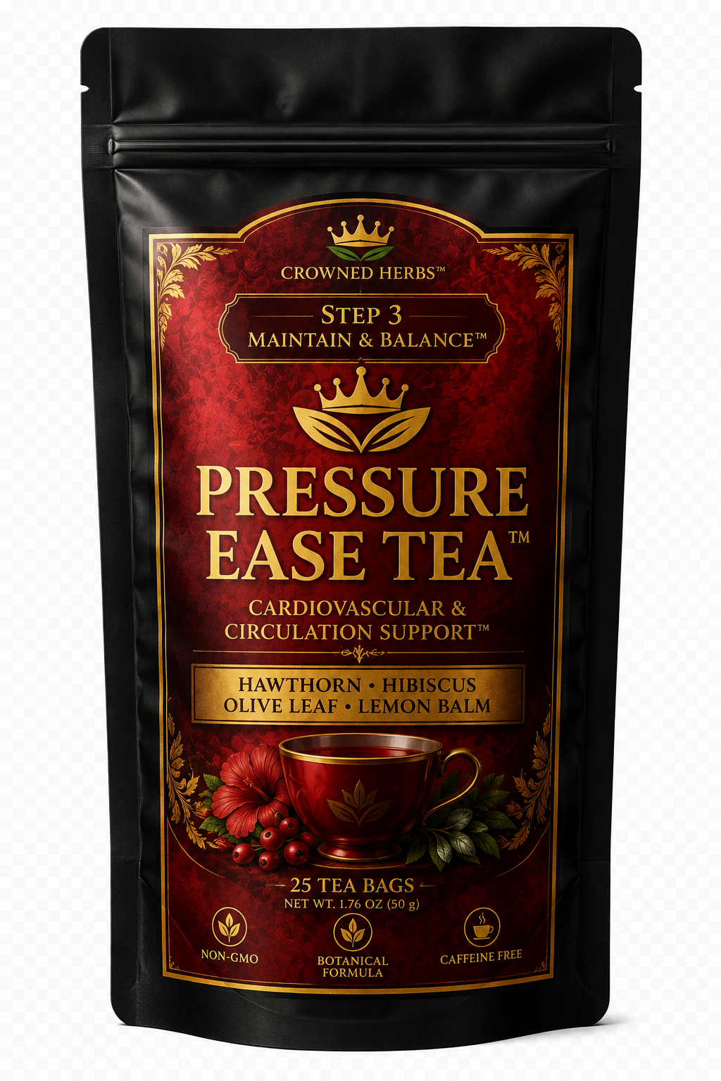 Pressure Ease Tea™ | Herbal Blood Pressure, Stress Relief & Vascular Wellness Tea